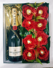 Load image into Gallery viewer, Champagne with Rocher Roses