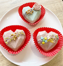 Load image into Gallery viewer, Dazzling Hearts Hot Chocolate / Coffee Bombs
