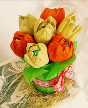 Load image into Gallery viewer, Mini Lindt Tulips & Roses Bouquet