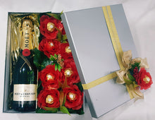 Load image into Gallery viewer, Champagne with Rocher Roses